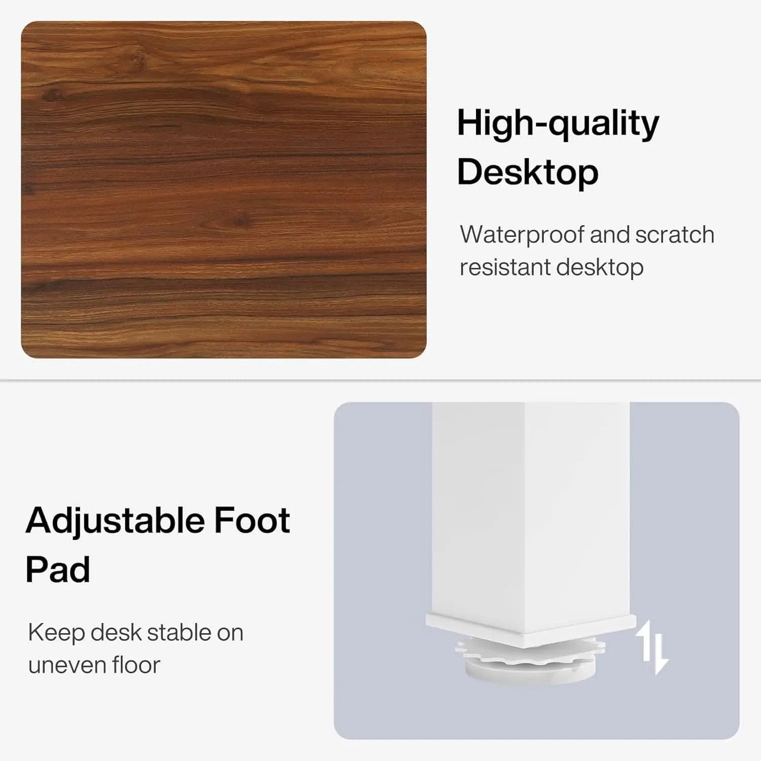 78.7 Inch Extra Long Computer Desk For Two Walnut White from PriceLows™