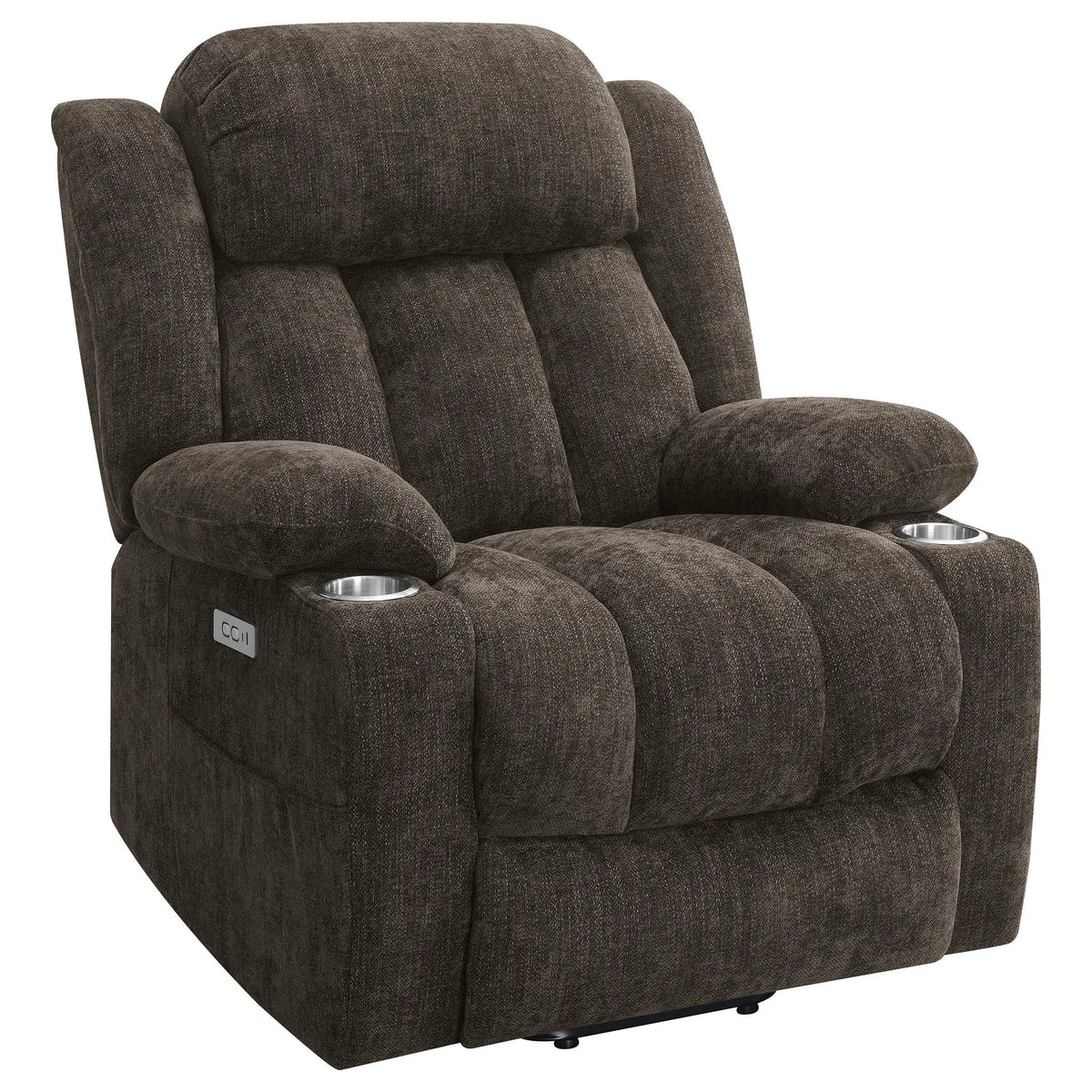 Beca Power Lift Recliner | Upholstered | Integrated Cupholders | USB Charging Port