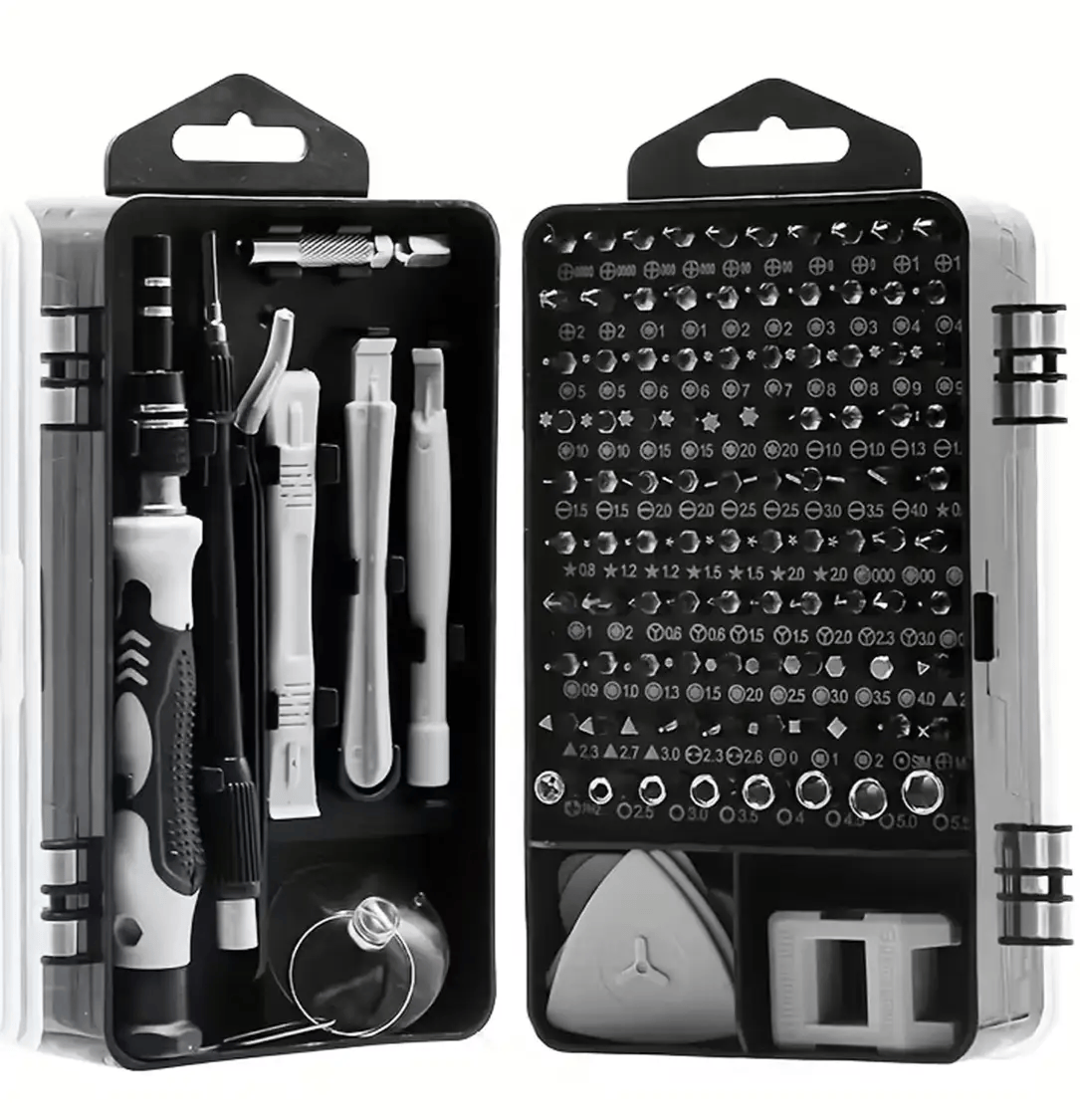 115 in 1 Precision Screwdriver Set, Electronics Repair Tool Kit for PC, Laptop, Cellphone, Watch, PS4, Vive VR, Toy, Eyeglass from PriceLows™