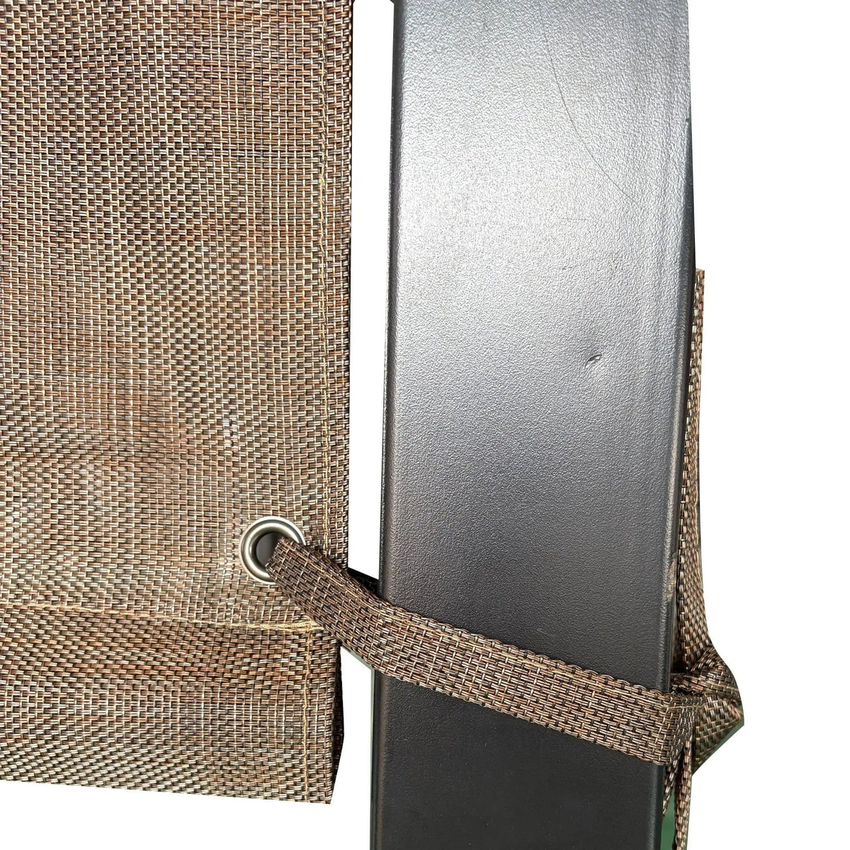 13' X 7.7' Outdoor Pergola Sun Shade Cover Cloth Patio Canopy Hdpe Permeable With | Umbrella & Canopy | Fabric & Stainless Steel | Brown