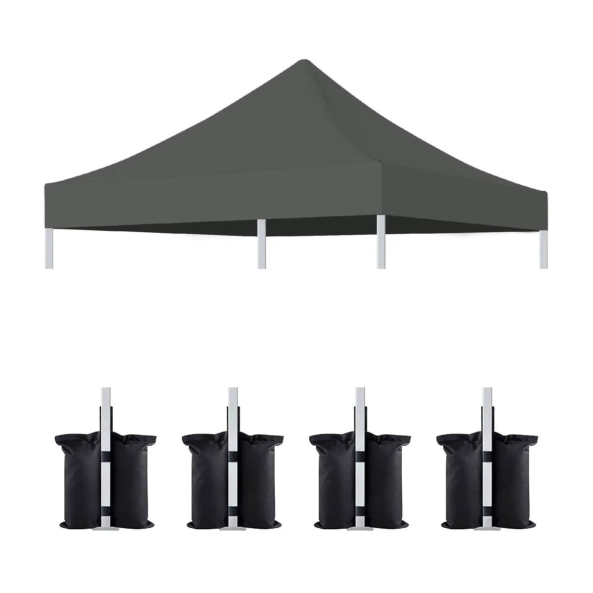 Canopy Replacement Top With 4 Pack W8 Bags, Pop Up Tent Cover Only, Frame Not | Umbrella & Canopy | Fabric | Home