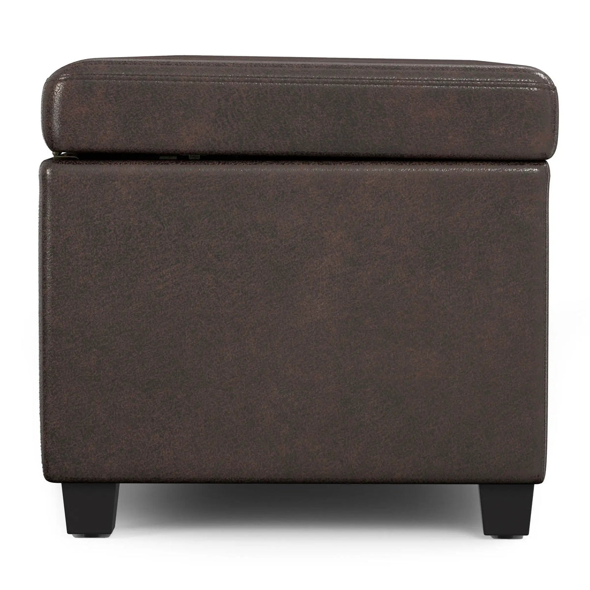 Storage Ottoman Bench | Solid Wood Frame | High Density Foam