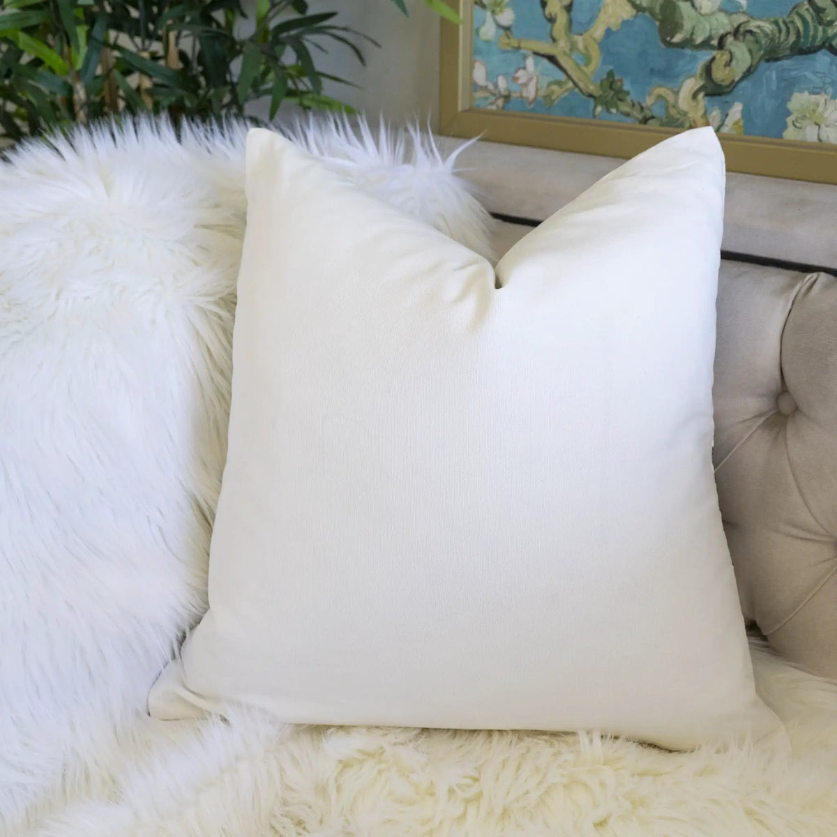 Autumn Leaf Accent Pillow | 20X20 Inches | Hidden Zipper | Optional Insert