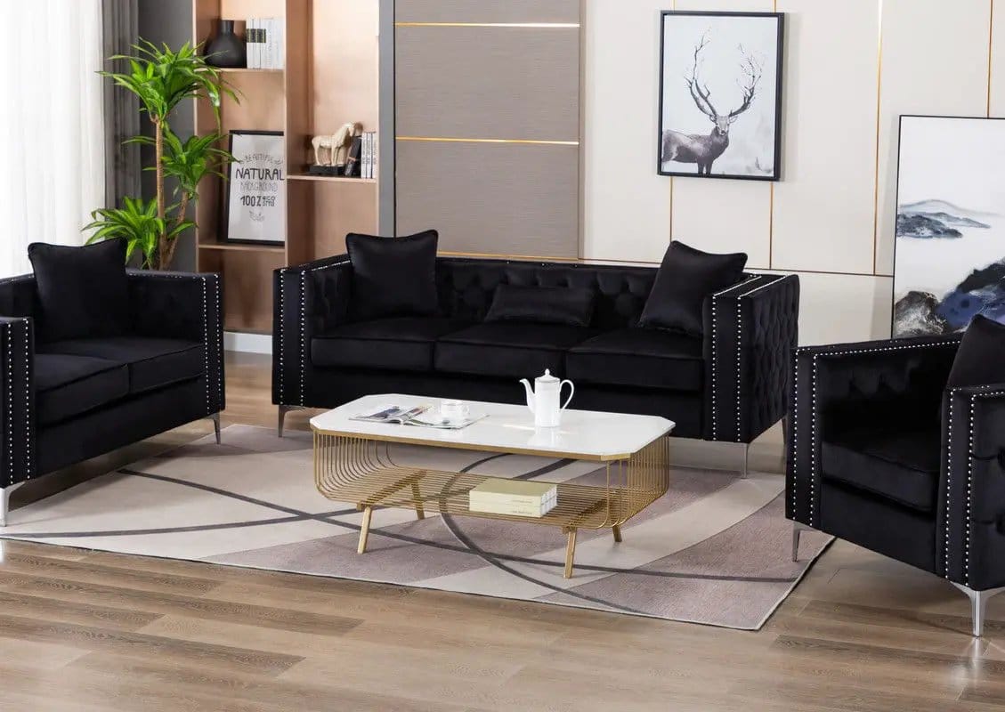 Lorreto Sofa | 34 x 86 x 30 in | Wood | Living Room