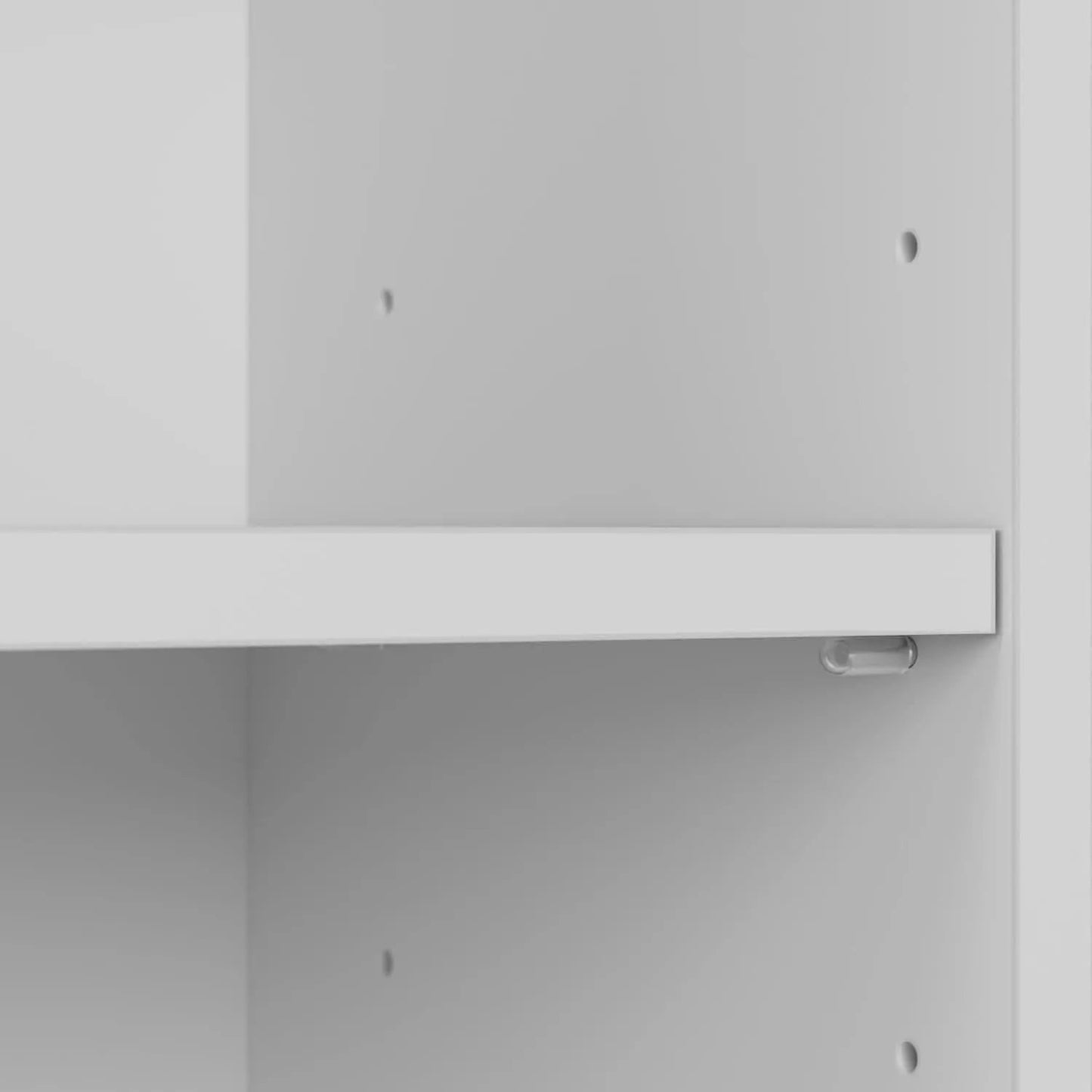 Bush Cabot White Tall Five Shelf Bookcase Unit With Adjustable Shelves from PriceLows™