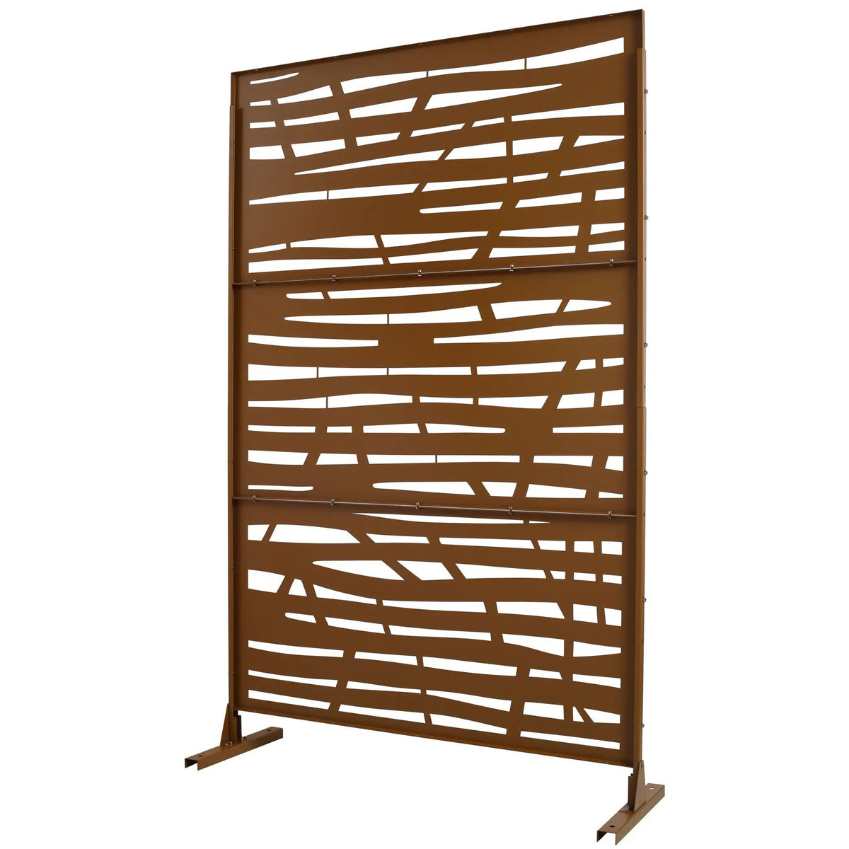 Metal Privacy Screen | Heavy Duty Room Divider | Indoor Outdoor Use