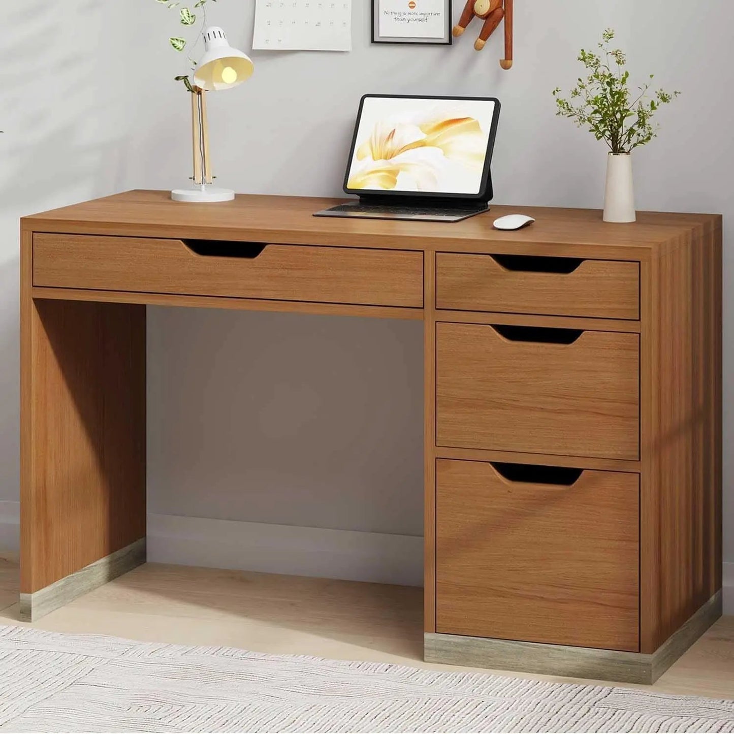 Espresso Forty Eight Inch Desk For Small Home Office from PriceLows™