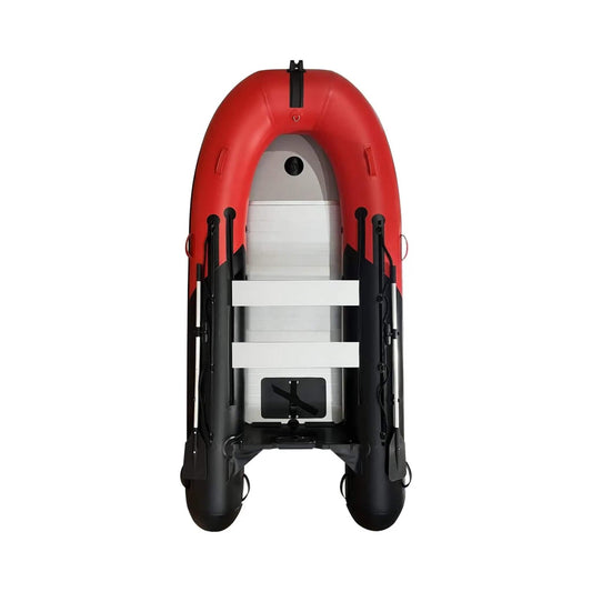 11FT Heavy-Duty Inflatable Dinghy With Aluminum Floor & Oars | 11 ft | Aluminum | Inflatable Boat