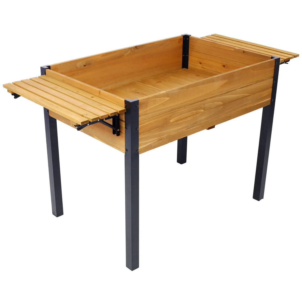 Raised Garden Bed | Premium Fir Wood | Folding Storage Shelf