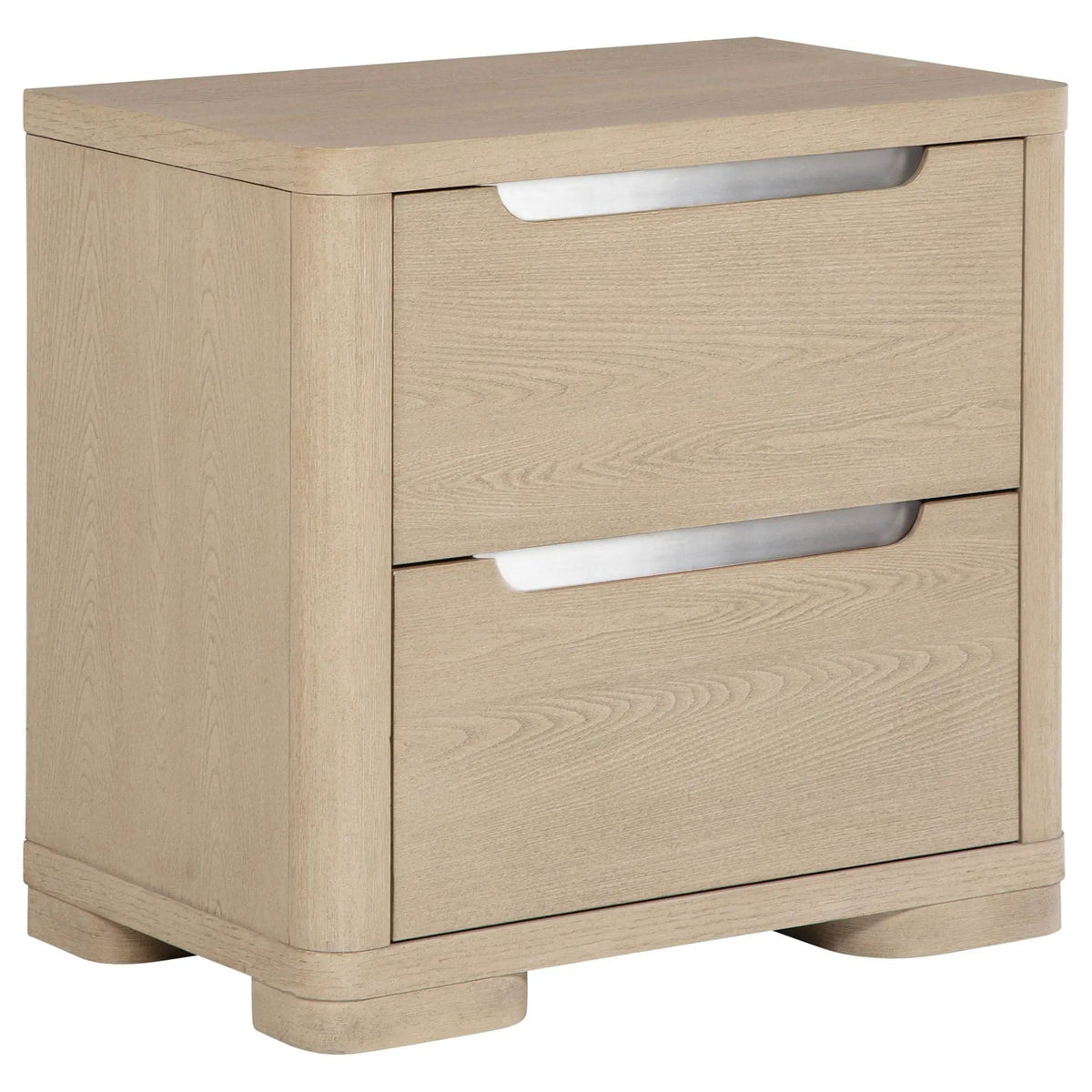 Ladera 2-drawer Nightstand Bedside Table Light Elm | 27.25 x 17 x 26.25 in | 2-Drawer | Bedroom