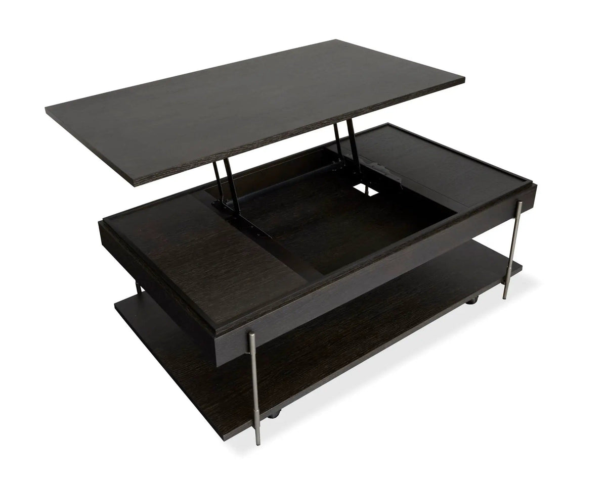 Spencer Table | 3 Pieces | Oak Veneer & Metal | Living Room