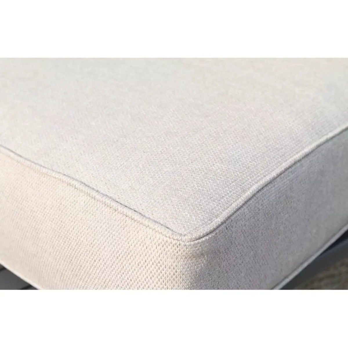 Armless Patio Chair | Cushions Included | Aluminum Inner Frame | Woven Wicker Base