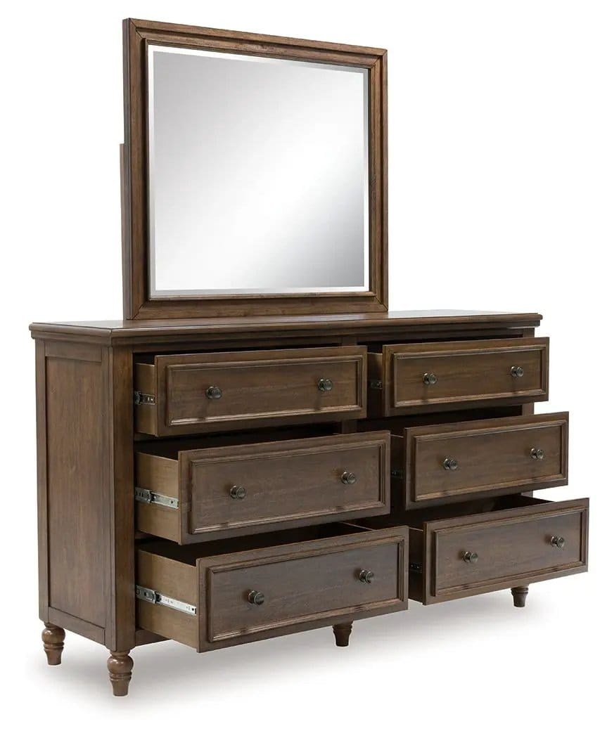 Sturlayne Dresser And Mirror | Dresser & Mirror | Mdf | Brown