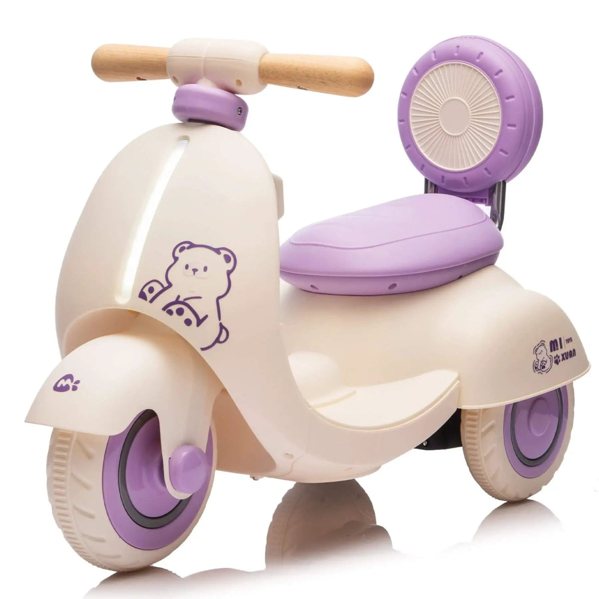 Kids Electric Motorcycle | 12V Dual Motor | Remote Parental Control | Purple