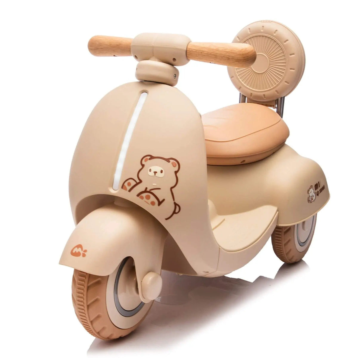 Kids Electric Motorcycle | 12V Battery | Remote Control | Beige