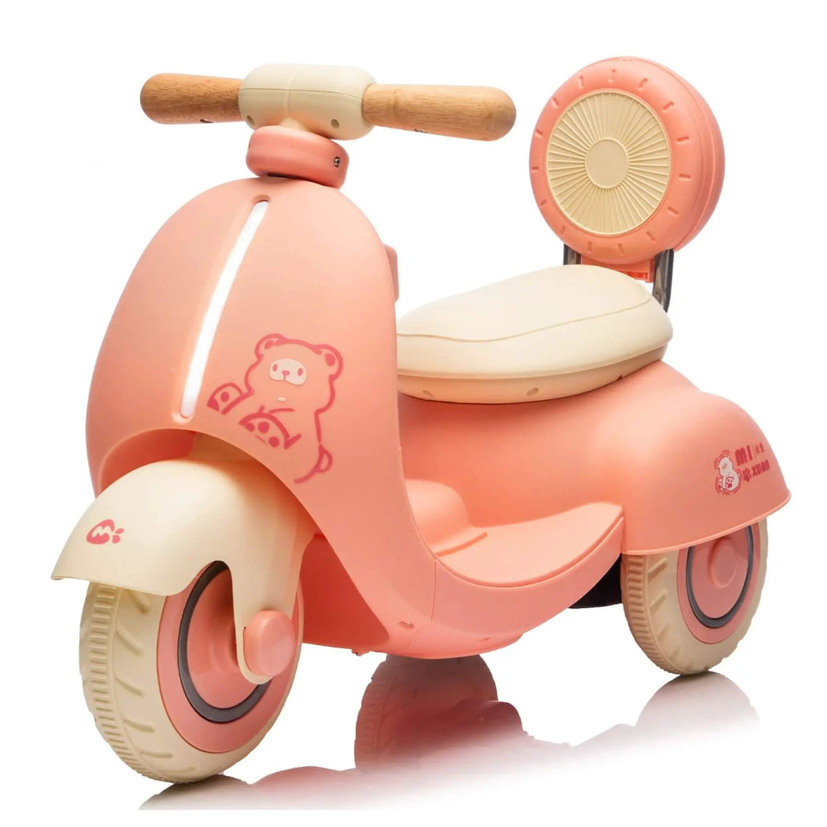 Kids Ride On Electric Motorcycle | 12V Dual Motor | Remote Control | Pink