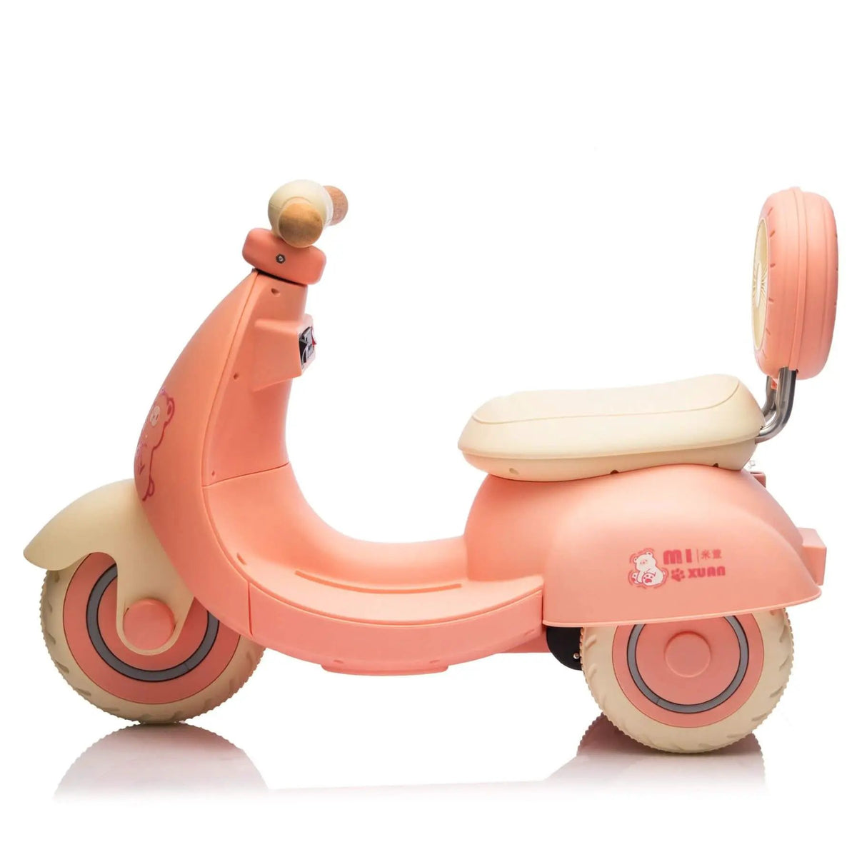 Kids Ride On Electric Motorcycle | 12V Dual Motor | Remote Control | Pink