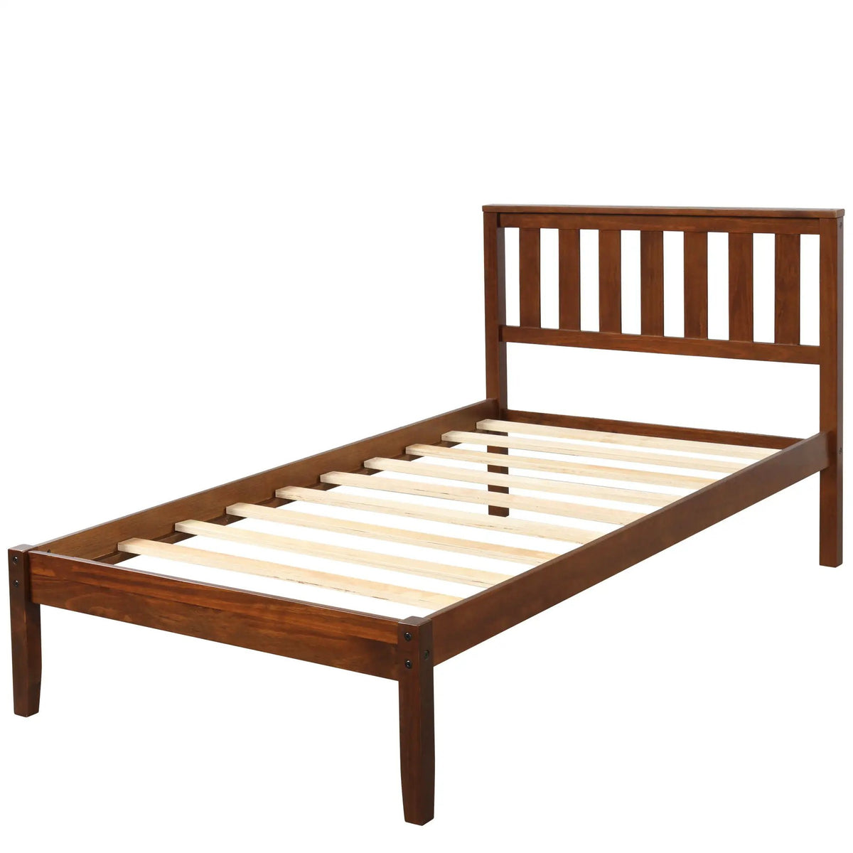 Platform Bed | Solid Wood | Headboard And Footboard | Slat Support