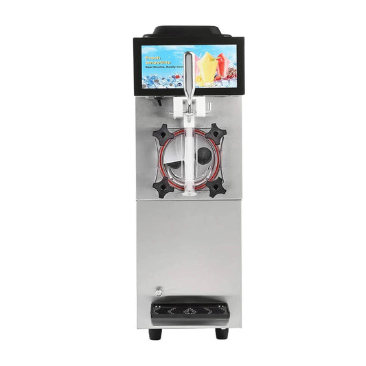12L Commercial Single Tank Stainless Steel Slushy Machine With Touchscreen | Stainless Steel | Commercial Slush Machine | Home