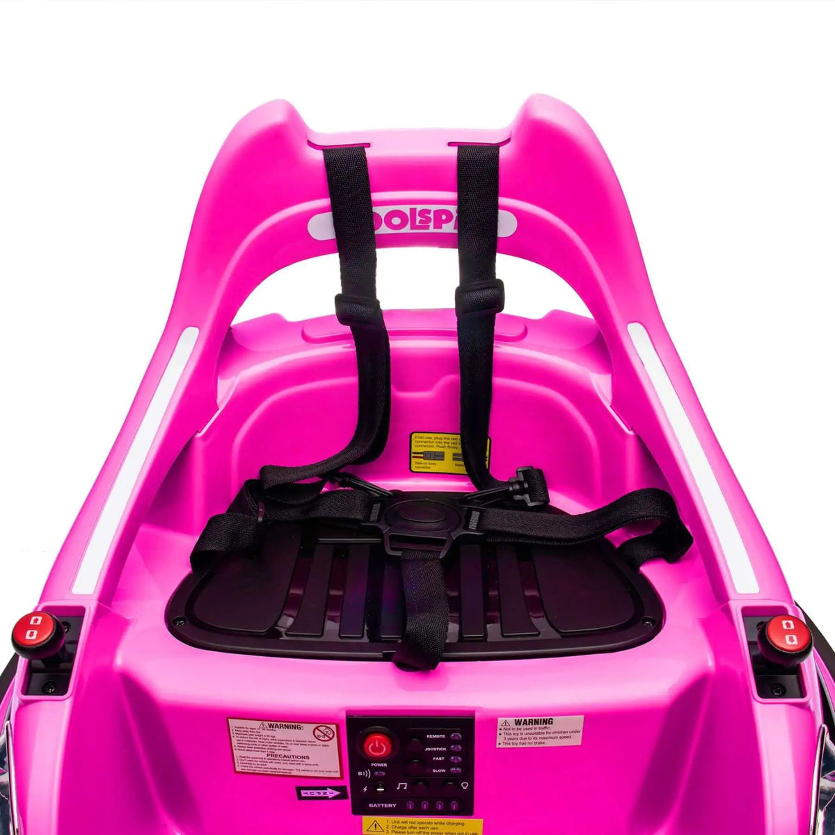 Kids Ride On Bumper Car | 12V Power | 360 Degree Spin | Pink