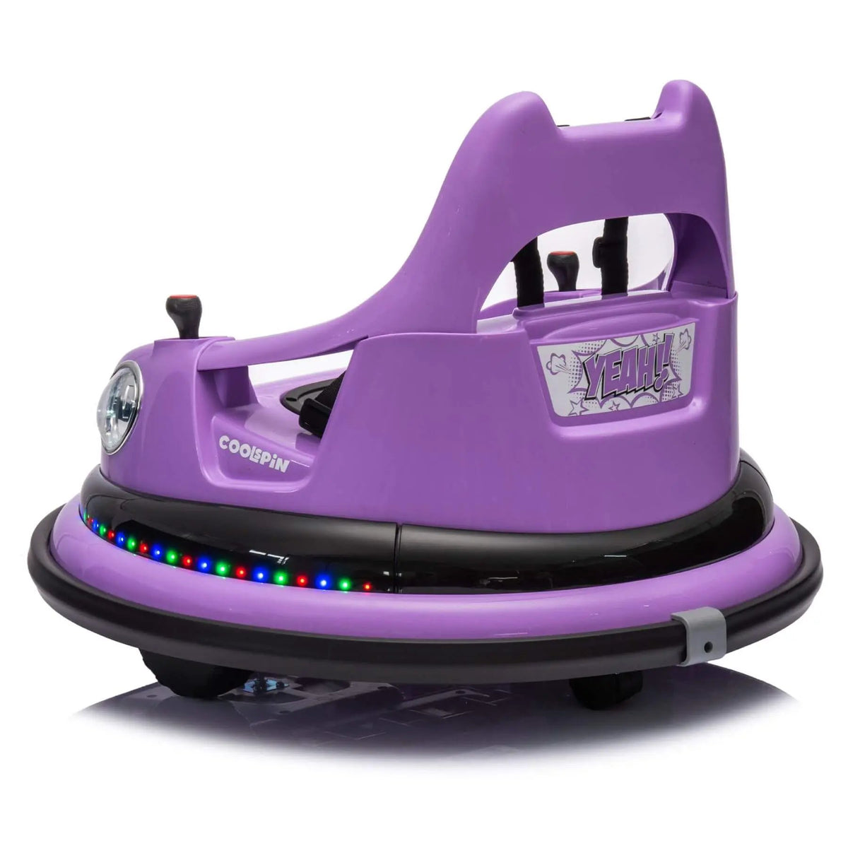 Ride On Bumper Car | 12V Battery | Remote Control | Purple