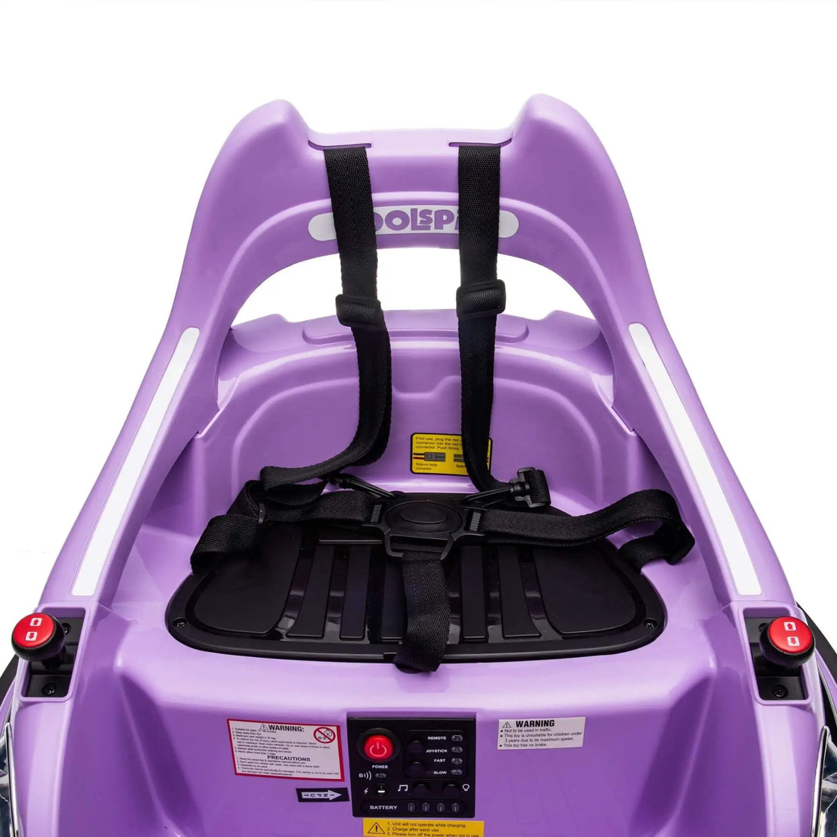 Ride On Bumper Car | 12V Battery | Remote Control | Purple