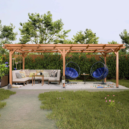 Extra-Large Outdoor Wooden Waterproof Grape Pergola | Outdoor Living Use | Everyday Use | Outdoor Living
