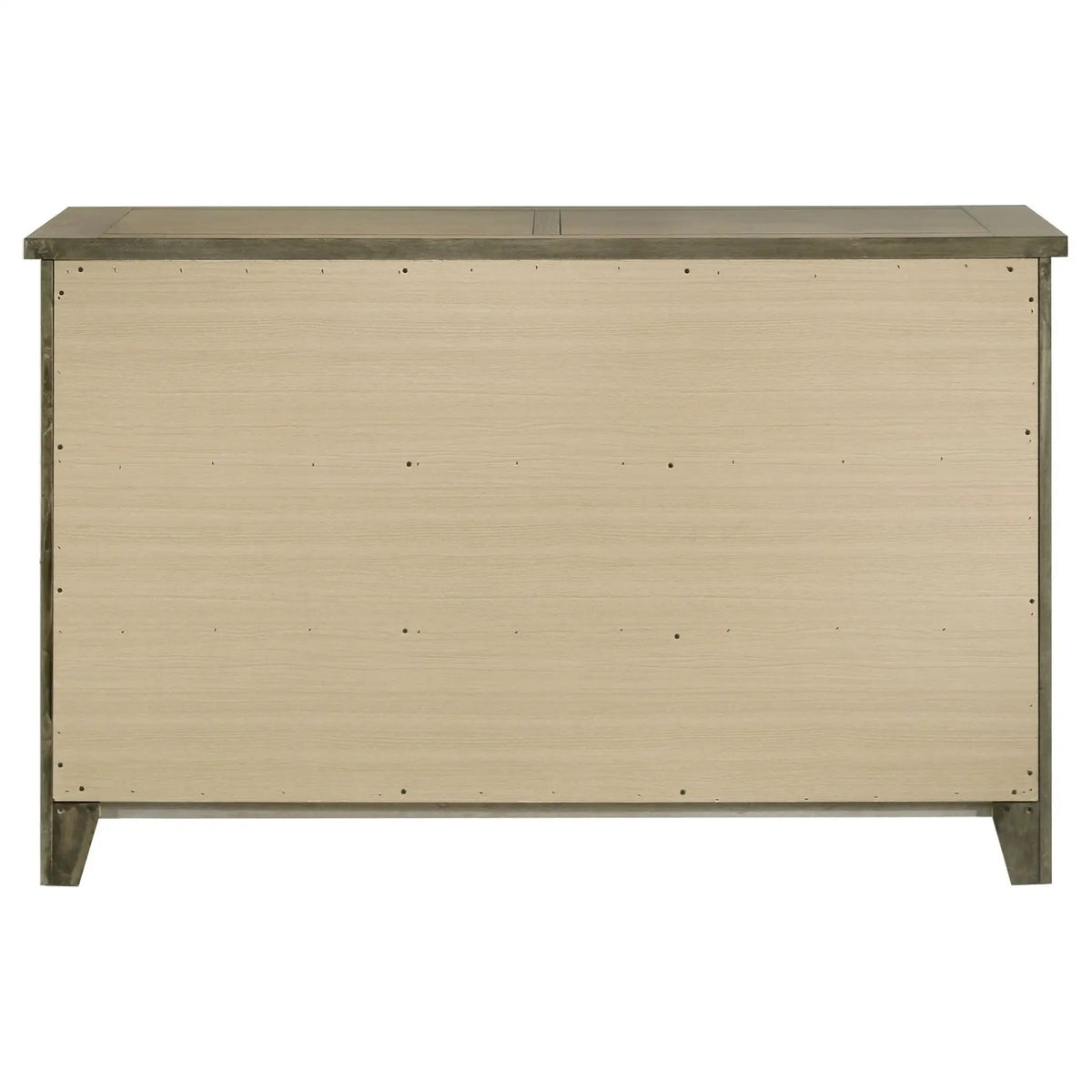 Hazlewood 6-drawer Bedroom Dresser Cabinet Vineyard | 61 x 17.25 x 37.75 in | Rubberwood & Engineered Wood | Oak