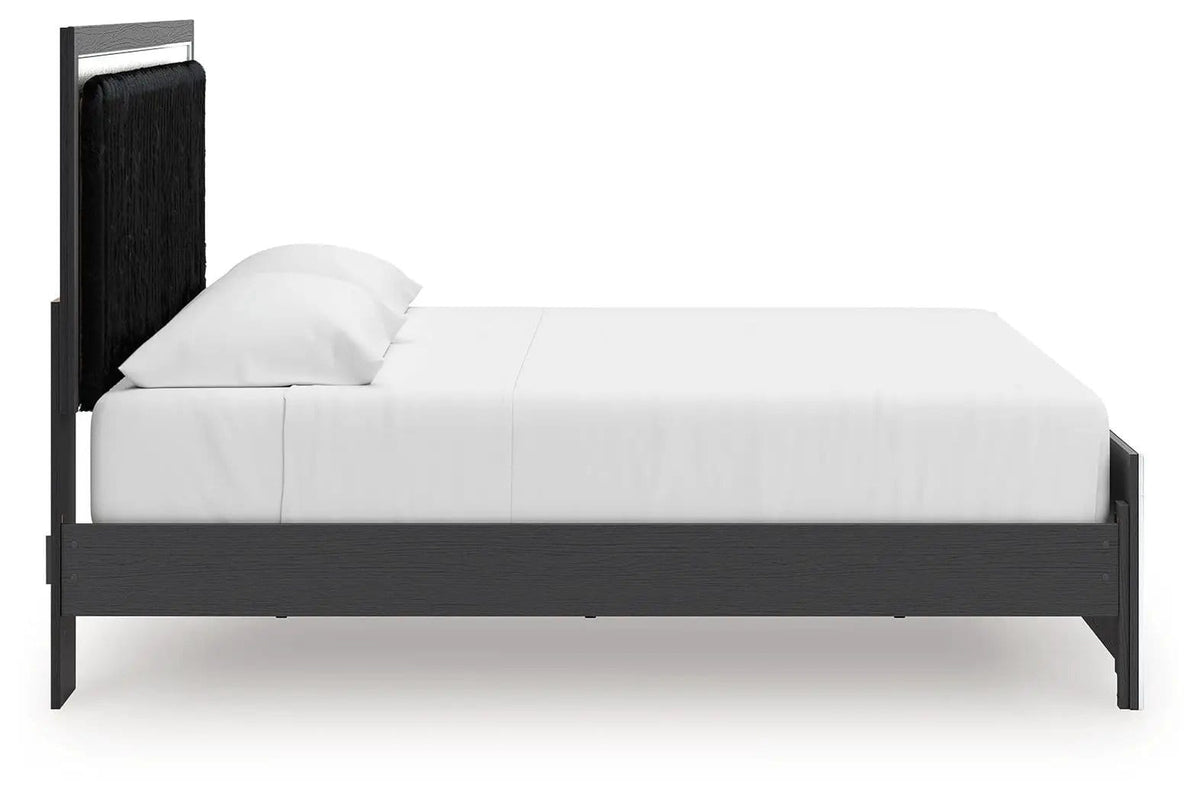Zuraleus Upholstered Panel Platform Bed With Roll Slats | 4 Pieces | Bedroom Furniture | Bedroom
