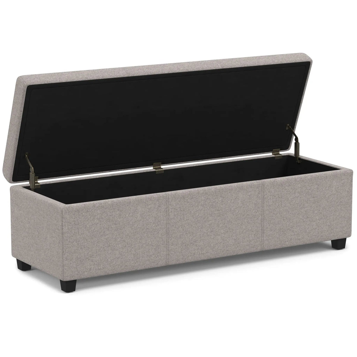 Storage Ottoman Bench | Solid Wood Frame | High Density Foam