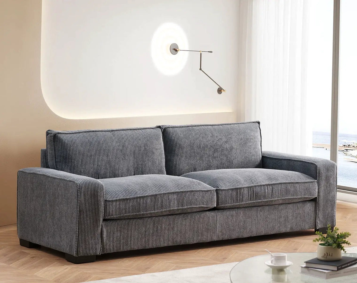 Luxe 3 Seater Sofa | Deep Seat Design | Ultra-Soft Upholstery | Sleek Modern Design