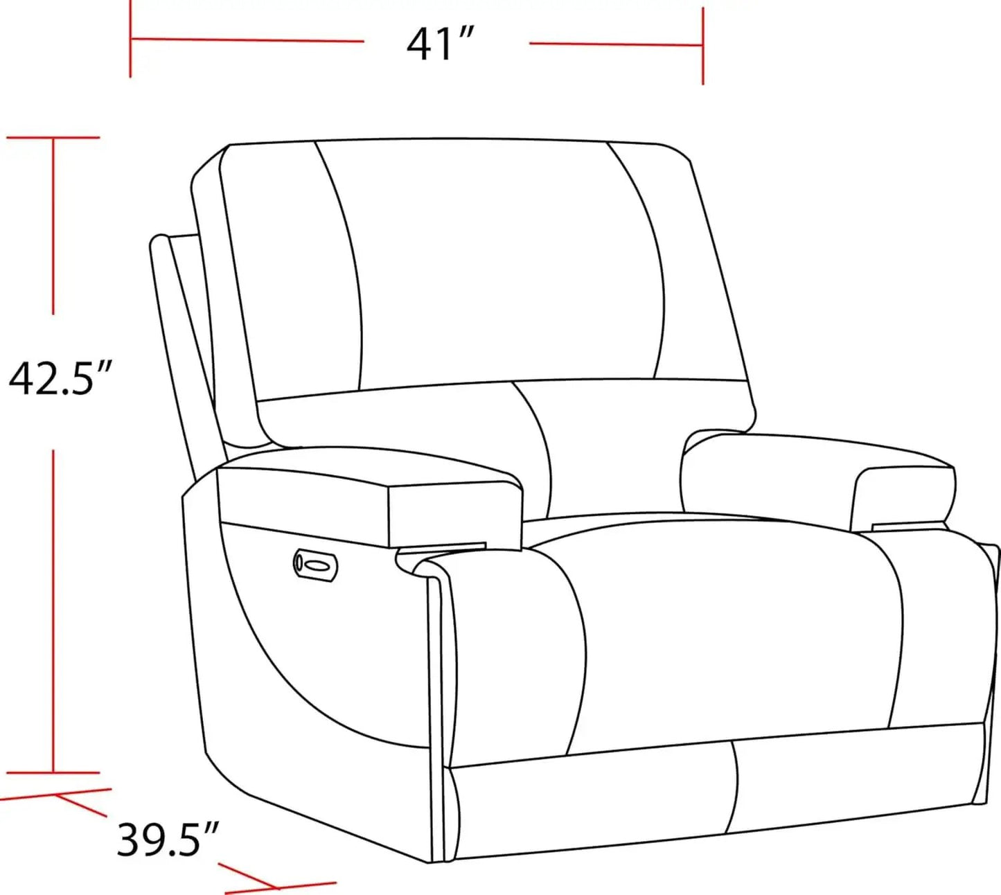 Verona Azure Cordless Power Reclining Sofa And Recliner Set from PriceLows™