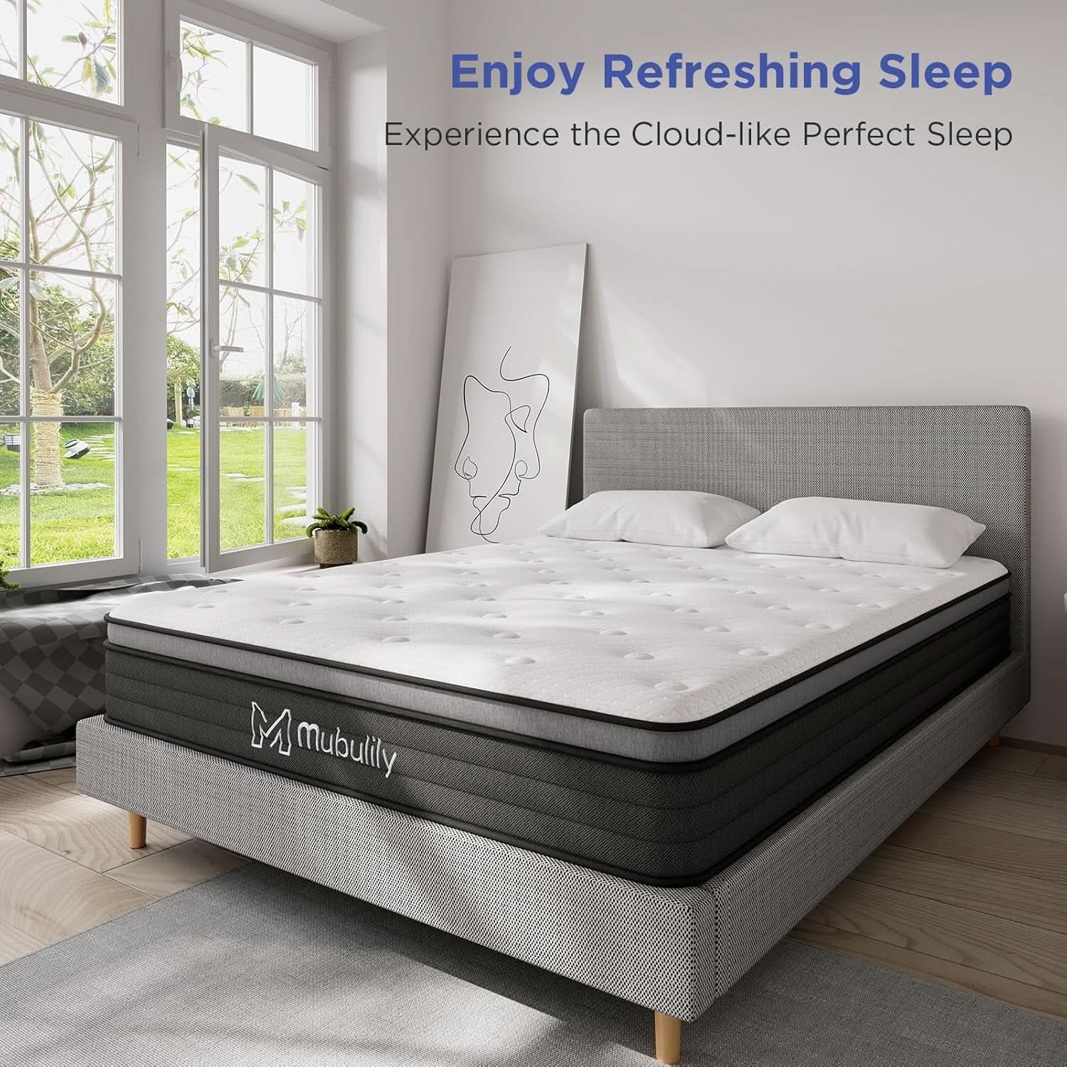 Queen TenInch Hybrid Mattress Gel MemoryFoam CertipurUS from PriceLows™