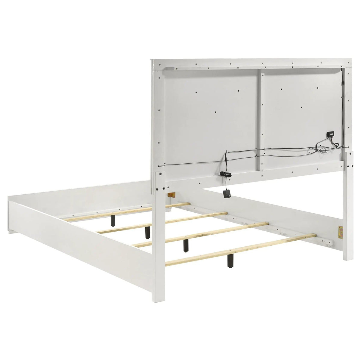 Ives 4-piece Queen Bedroom Set White High Gloss | 4-Piece Set | Bedroom Furniture | Bedroom
