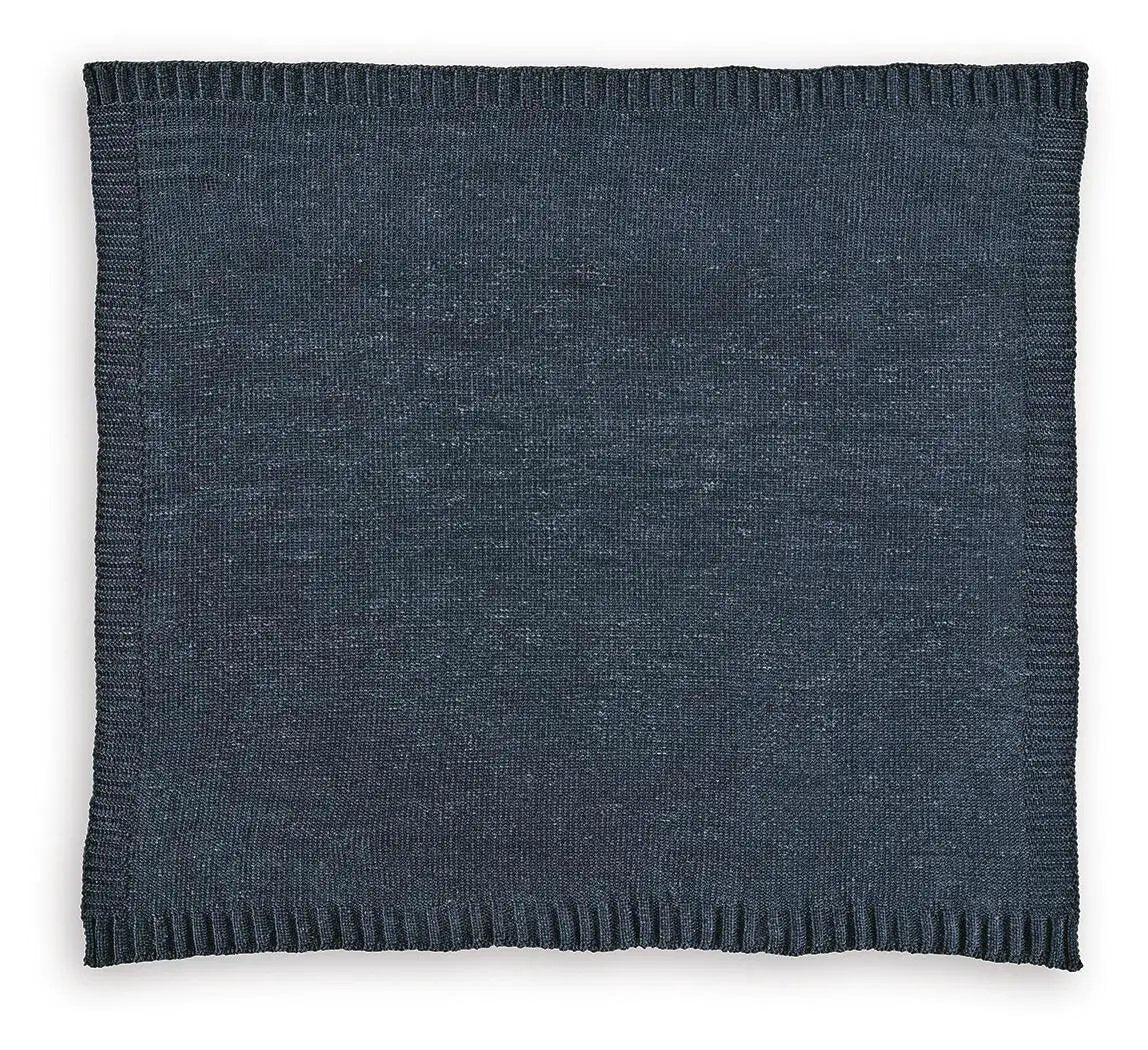 Anawood Knit Throw Blanket | Neutral Hue | Textural Knit Construction | 50 x 60 Inch