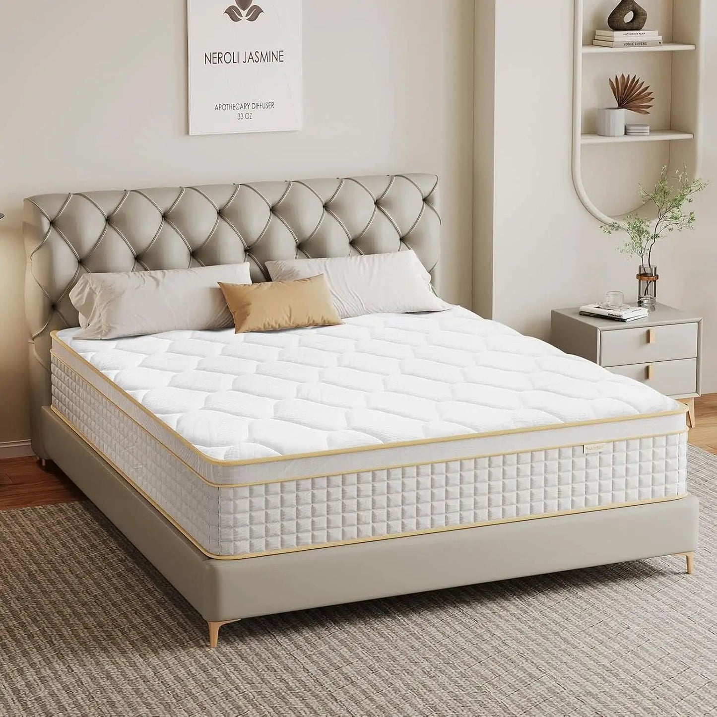 King Hybrid Mattress Twelve Inches CertipurUS Memory Foam from PriceLows™