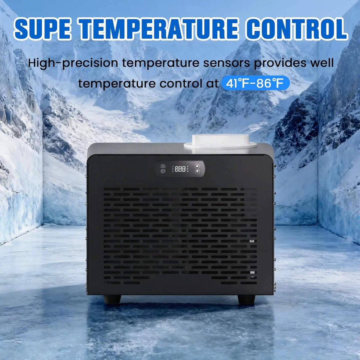 1/3HP Foldable Cold Plunge Tub With Smart Ice Bath Water Chiller | 3 HP | Bathroom Use | Bathroom