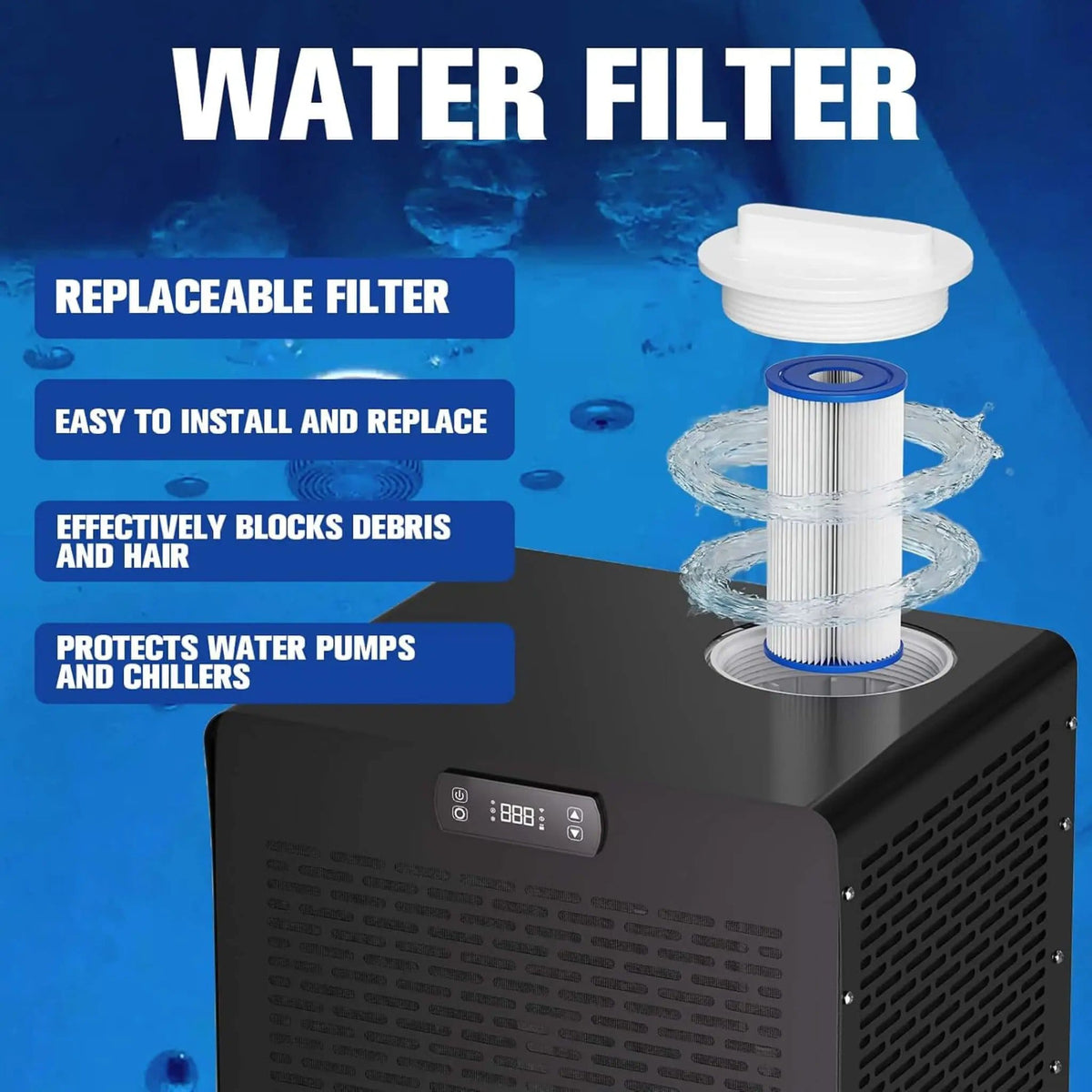 1/3HP Foldable Cold Plunge Tub With Smart Ice Bath Water Chiller | 3 HP | Bathroom Use | Bathroom
