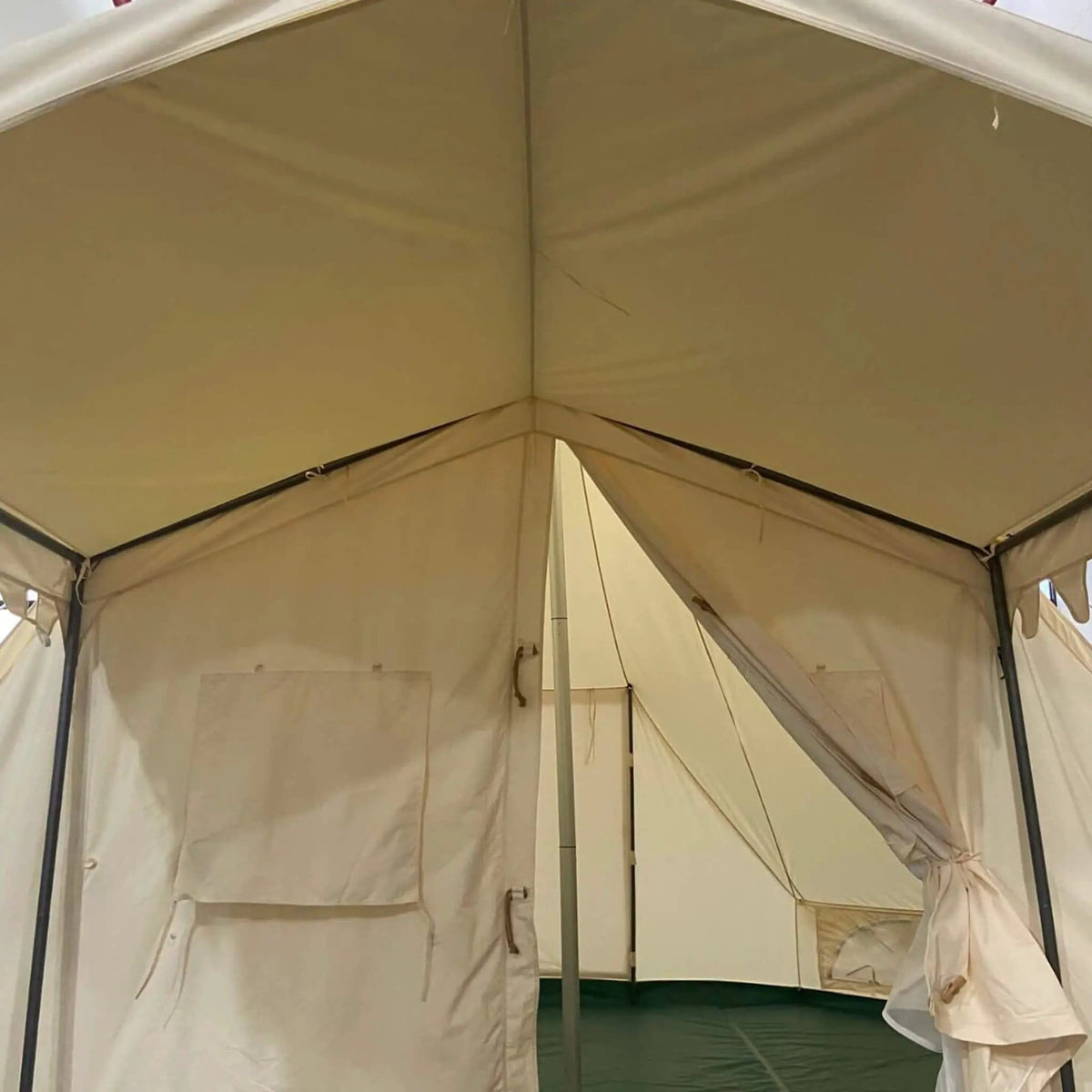 Extra-Large Heavy-Duty Outdoor Four-Season Glamping Canvas Bell Yurt Tent | Outdoor Living Use | Everyday Use | Outdoor Living