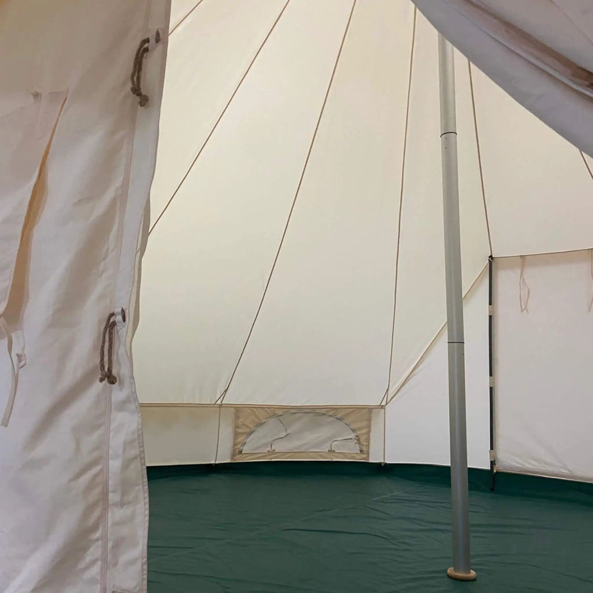 Extra-Large Heavy-Duty Outdoor Four-Season Glamping Canvas Bell Yurt Tent | Outdoor Living Use | Everyday Use | Outdoor Living