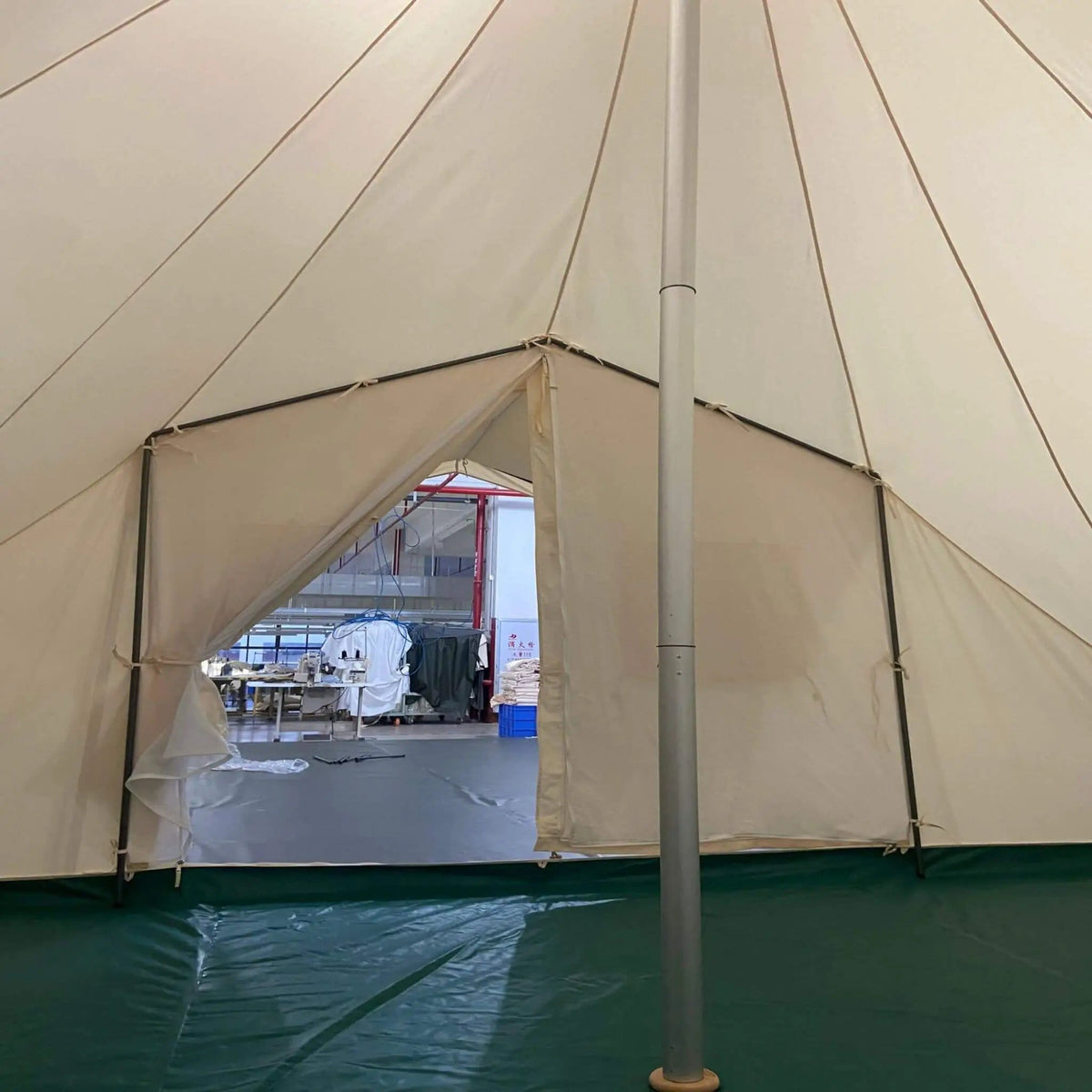 Extra-Large Heavy-Duty Outdoor Four-Season Glamping Canvas Bell Yurt Tent | Outdoor Living Use | Everyday Use | Outdoor Living