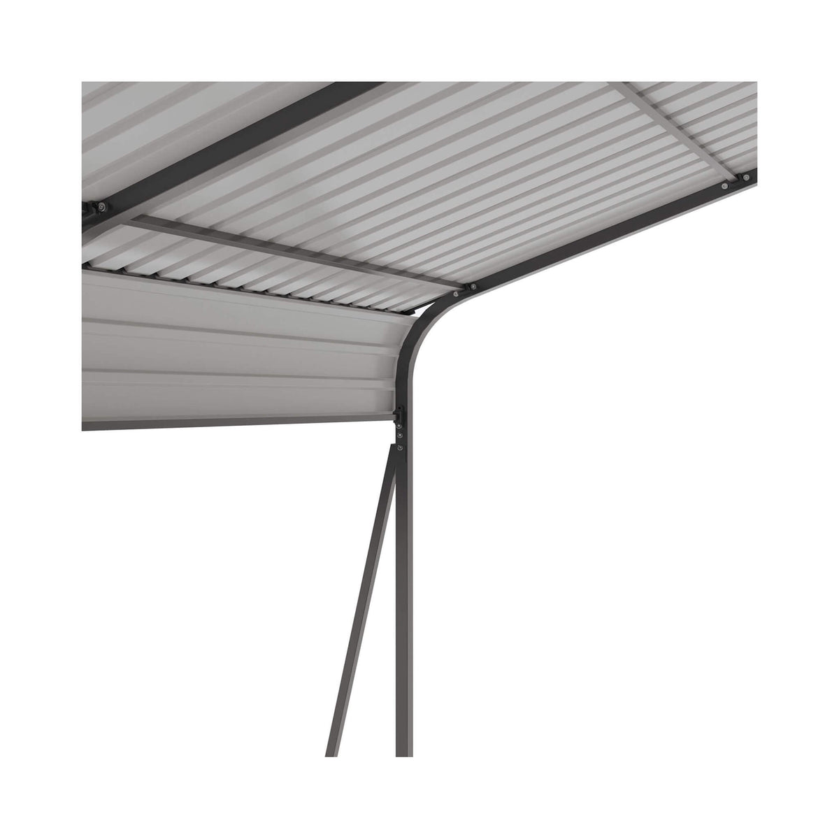Weather-Resistant Outdoor Carport | 13 X 26.5 Ft | 0.25mm Color Steel Plates | Protective Film