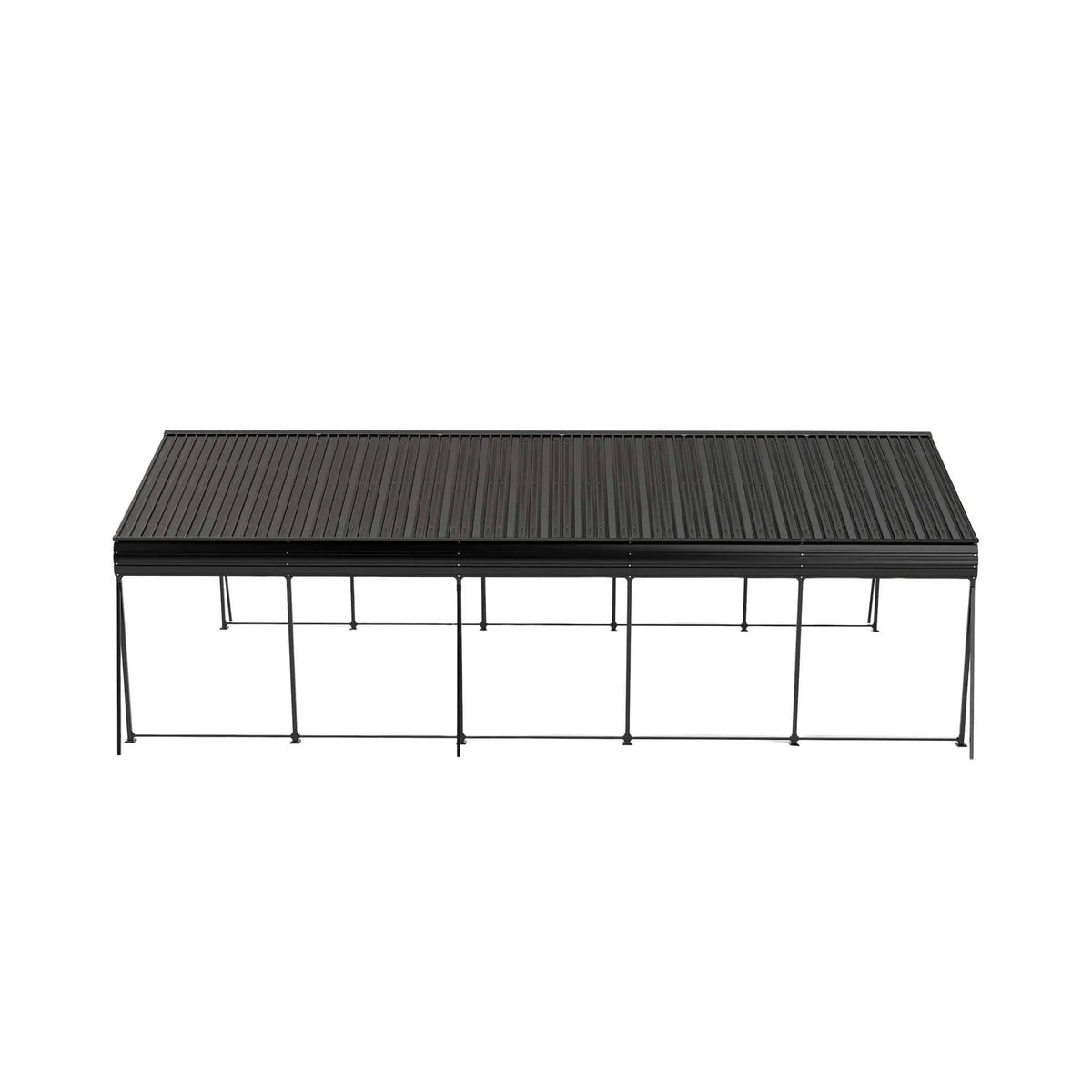 Weather-Resistant Outdoor Carport | 13 X 26.5 Ft | 0.25mm Color Steel Plates | Protective Film