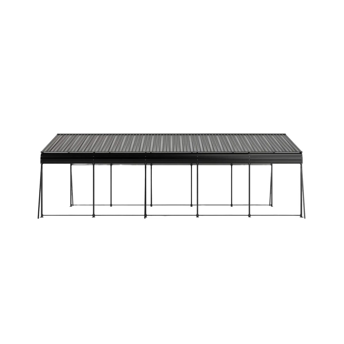 Weather-Resistant Outdoor Carport | 13 X 26.5 Ft | 0.25mm Color Steel Plates | Protective Film