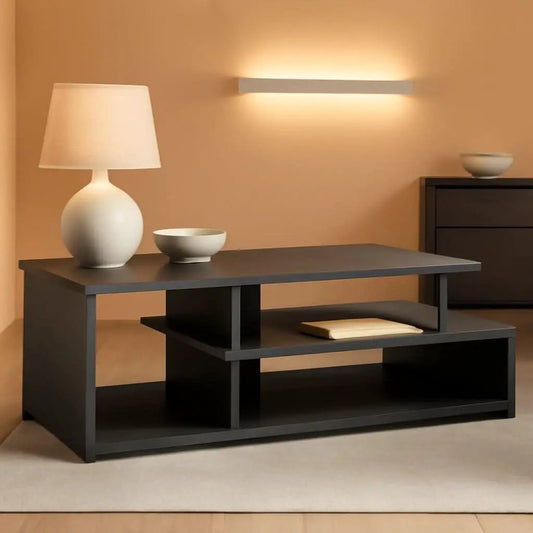 Econ Low Rise TV Stand Black For Small Spaces Living Room from PriceLows™