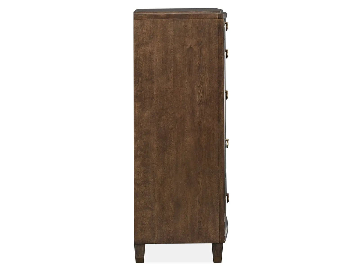 Rowan Door Chest | 20 x 48 x 50 in | Metal & Veneer | Espresso