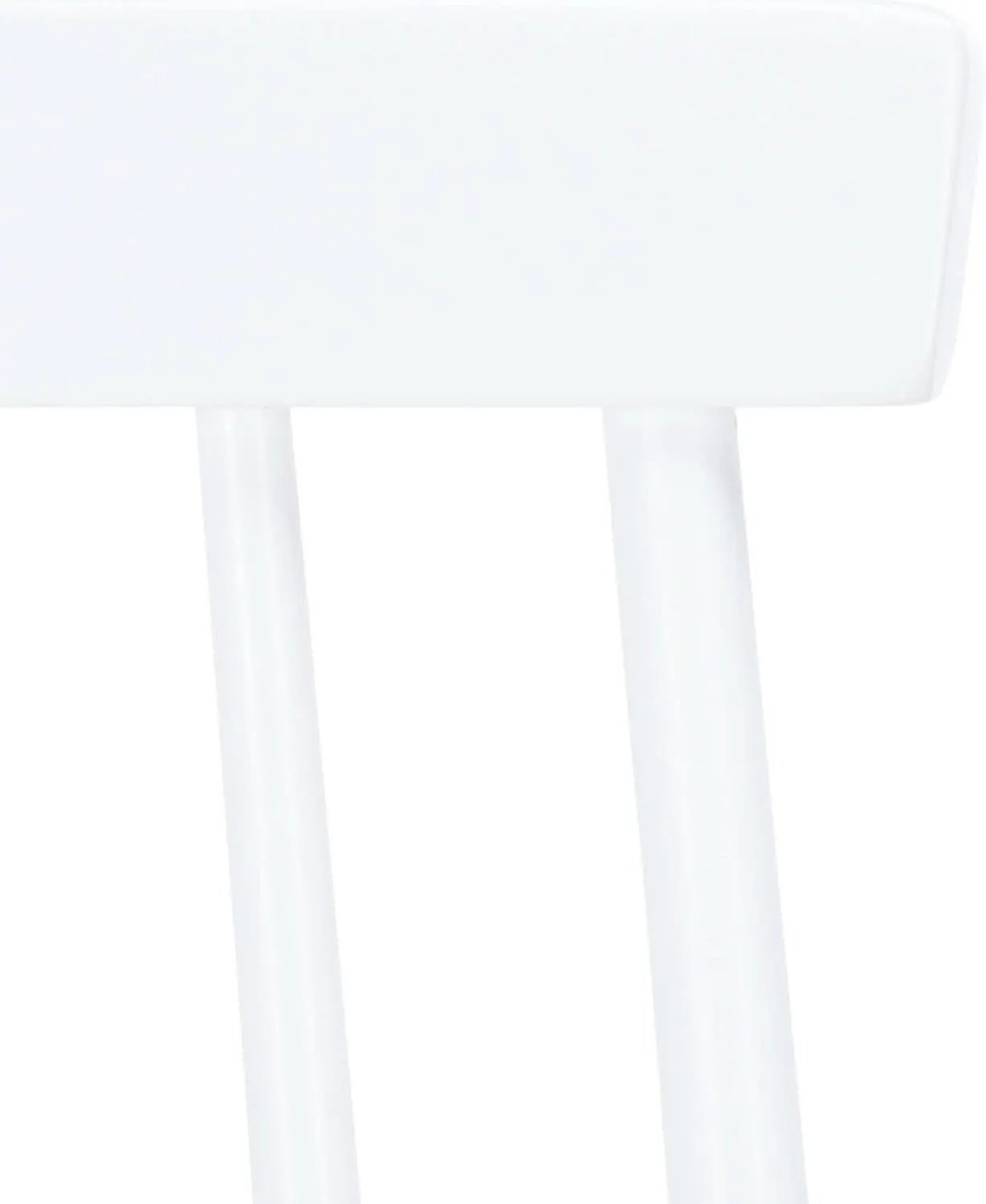 Farmhouse Spindle Back Side Chair White Natural Dining Room from PriceLows™
