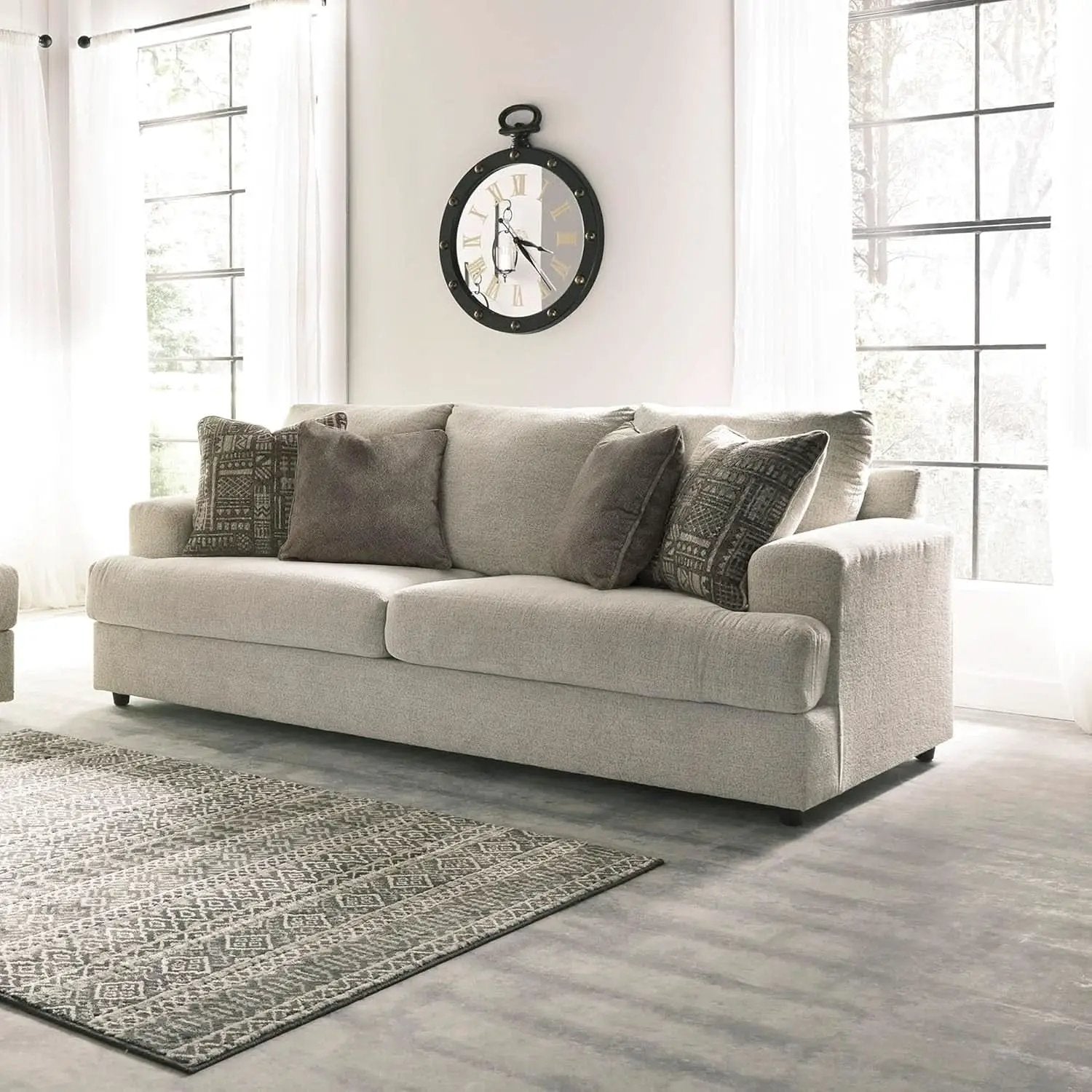 Soletren Premium Chenille Queen Sofa Sleeper White from PriceLows™
