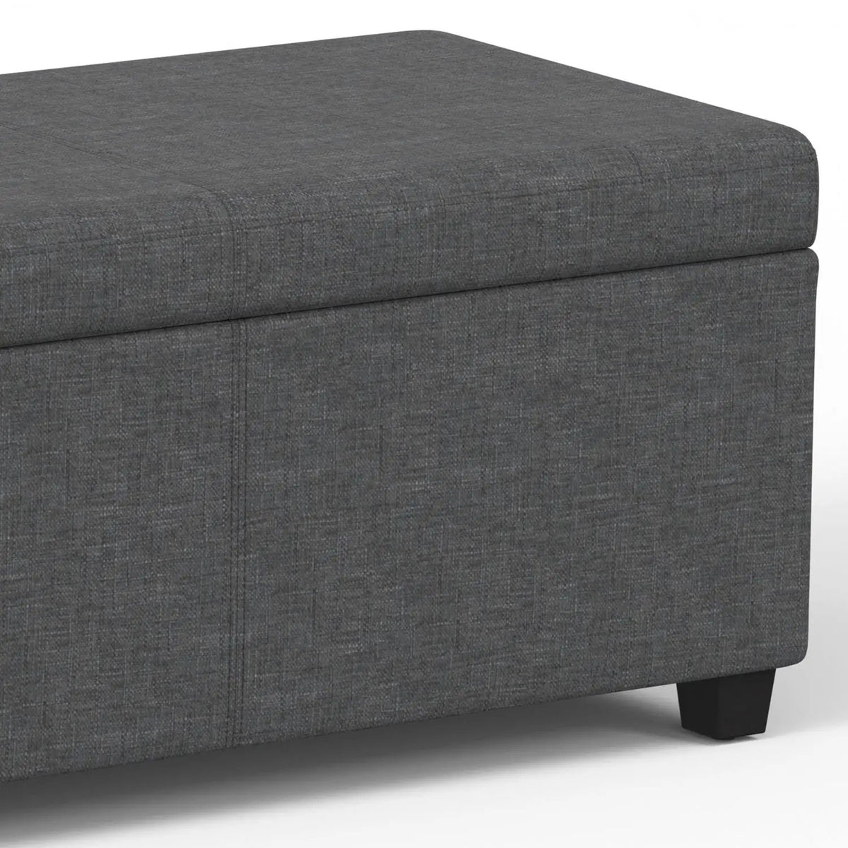 Storage Ottoman Bench | Solid Wood Frame | High Density Foam