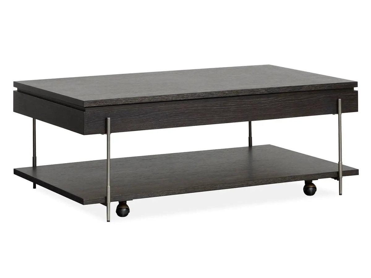 Spencer Table | 3 Pieces | Oak Veneer & Metal | Living Room